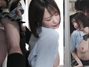 通勤路上对制服美少女一时冲动伸手后2