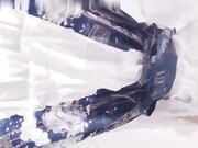 极品福利姬蓝白洛丽塔 高潮喷水